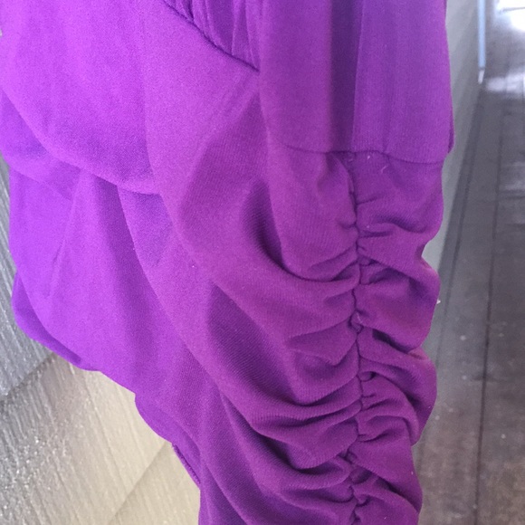 Worthington Purple Ruched Blouse - Picture 7 of 7